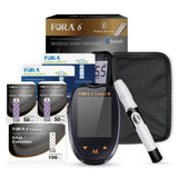 Fora 6 Connect Ultimate Kit (100 pcs Glucose strips and 100 pcs Ketone strips)