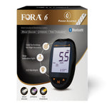 Fora 6 Connect Starter's kit (with 100 blood glucose and 50 ketone strips)