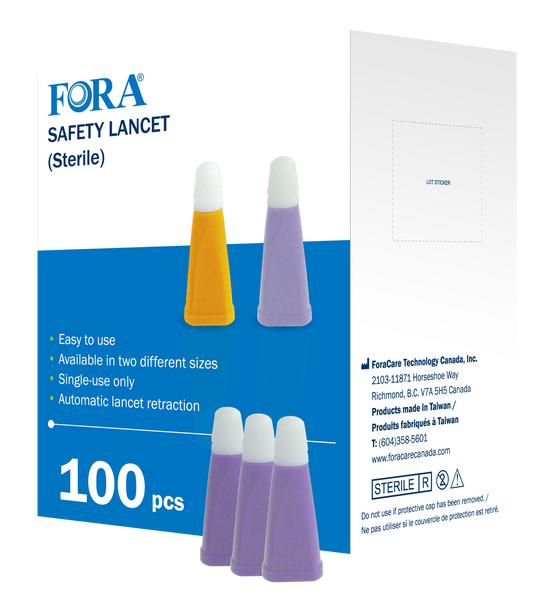 Fora Safety Lancets (30 gauge)