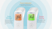 Fora Forehead Thermometer Features: Fever Indicator, 30 memory, Auto Power Off